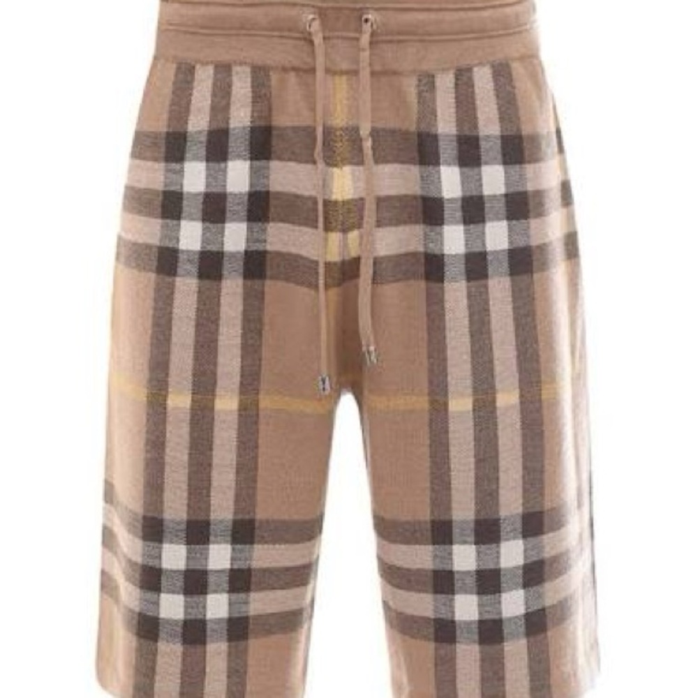Burberry Tartan Motif Men's Bermuda Shorts